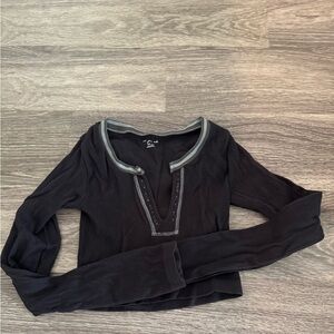 Urban Outfitters Out From Under Cropped Longsleeve